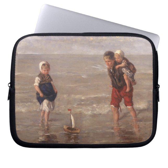 Housse Pour Ordinateur Portable Le bateau de jouet (Devant)