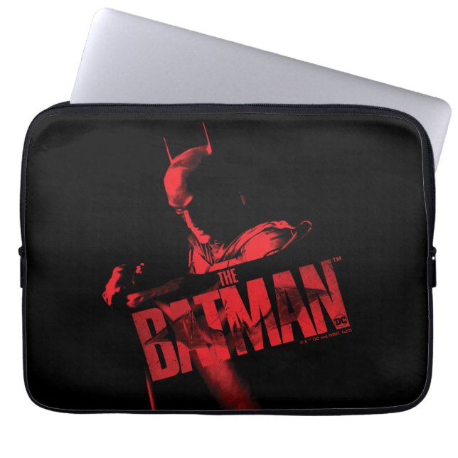 Housse Pour Ordinateur Portable Le Batman Cape & Logo (Devant)