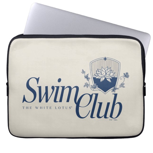 Housse Pour Ordinateur Portable Le Club de natation White Lotus (Devant)