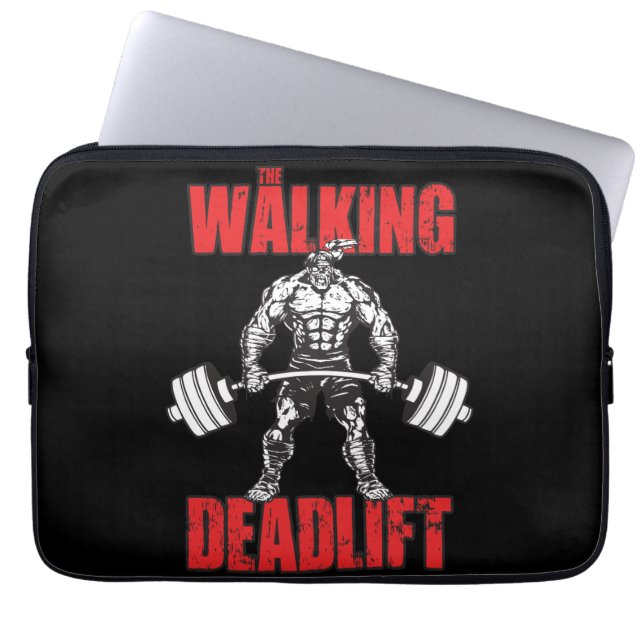 Housse Pour Ordinateur Portable Le Deadlift Walking - Zombie Workout (Devant)