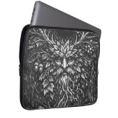 Housse Pour Ordinateur Portable Le Green Man par BurnsInHell (Devant droit)