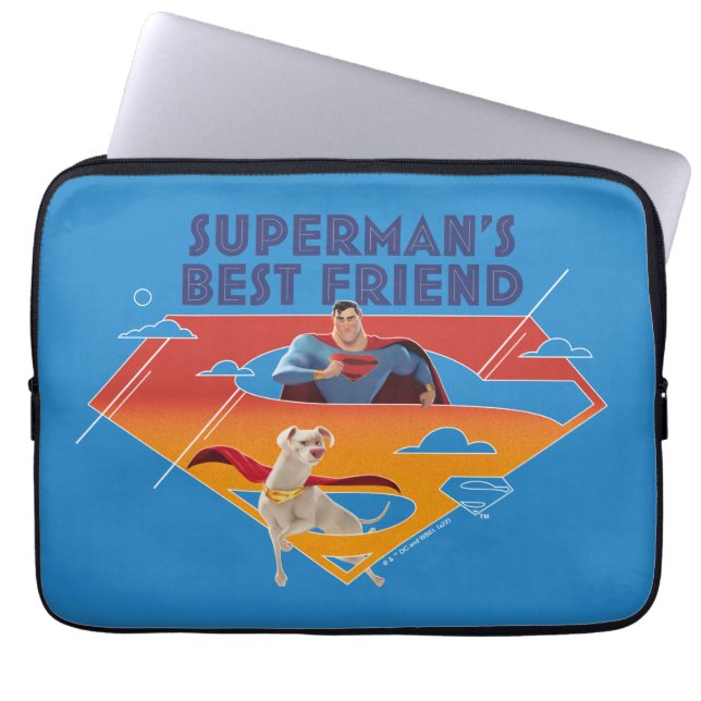 Housse Pour Ordinateur Portable Le meilleur ami de Superman (Devant)