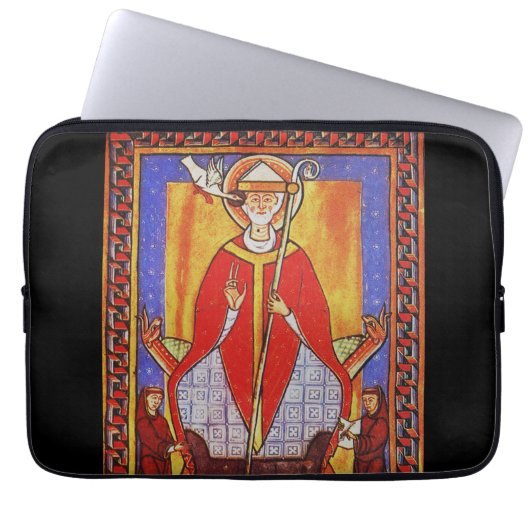 Housse Pour Ordinateur Portable Le Pape Saint Grégoire I. Dialogiste (Devant)
