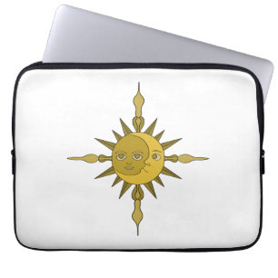 Housse Pour Ordinateur Portable Le Soleil et la Lune