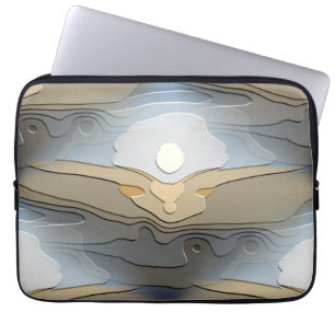 HOUSSE POUR ORDINATEUR PORTABLE LE SOLEIL SUR LES COLLINES