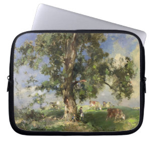 Housse Pour Ordinateur Portable Le vieil arbre de cendre (huile sur la toile)