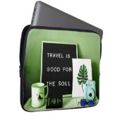 Housse Pour Ordinateur Portable Le voyage est bon pour l'âme (Devant droit)