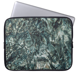 Housse Pour Ordinateur Portable L'eau en gros plan photographie