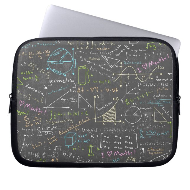 Housse Pour Ordinateur Portable Leçons de mathématiques (Devant)