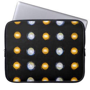 Housse Pour Ordinateur Portable LED, fermer l'arrière - plan abstrait.