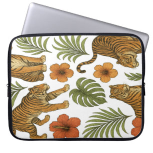 Housse Pour Ordinateur Portable L'élégance de la jungle