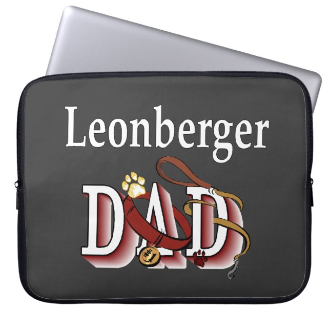 Housse Pour Ordinateur Portable Leonberger Papa (Devant)