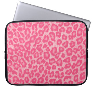 Housse Pour Ordinateur Portable Leopard Blush
