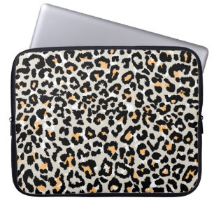 Housse Pour Ordinateur Portable léopard couleur motif sauvage sans soudure