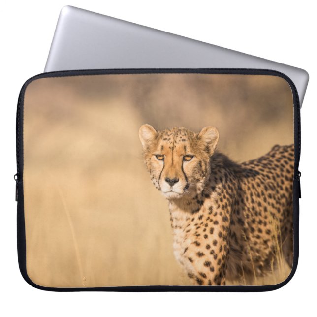HOUSSE POUR ORDINATEUR PORTABLE LEOPARD PORTRAIT (Devant)