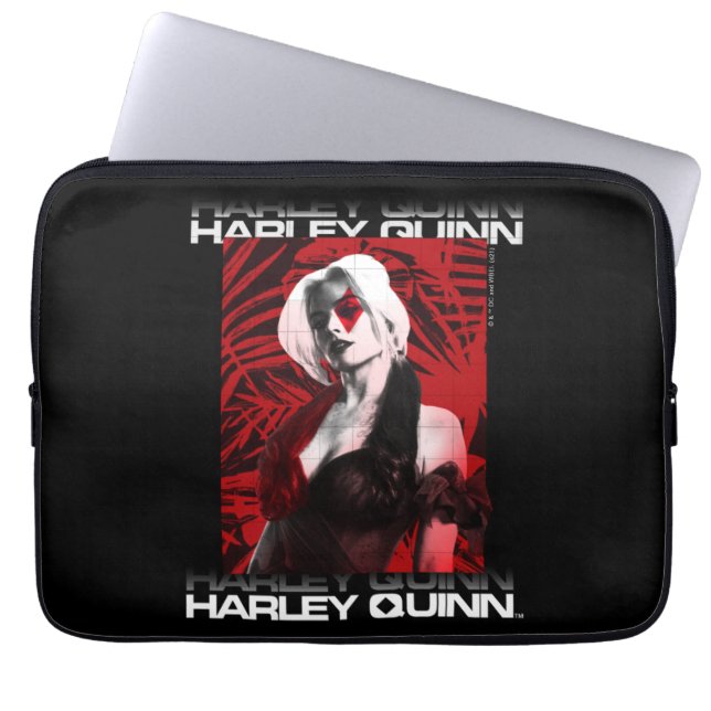 Housse Pour Ordinateur Portable L'équipe du suicide | Harley Quinn Portrait de la  (Devant)