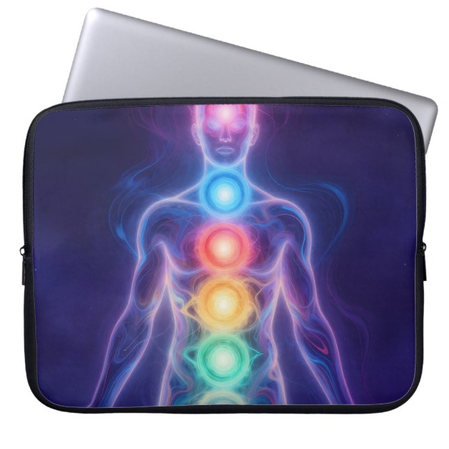 Housse Pour Ordinateur Portable  Les 7 Chakras (Devant)