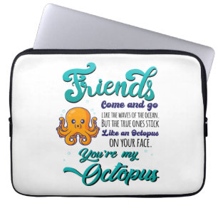 Housse Pour Ordinateur Portable Les Amis Vont Et Viennent Comme Les Vagues De L'Oc