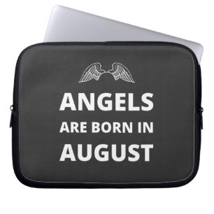 Housse Pour Ordinateur Portable Les anges naissent en août