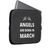 Housse Pour Ordinateur Portable Les anges naissent en mars (Devant droit)