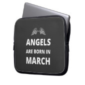 Housse Pour Ordinateur Portable Les anges naissent en mars (devant gauche)