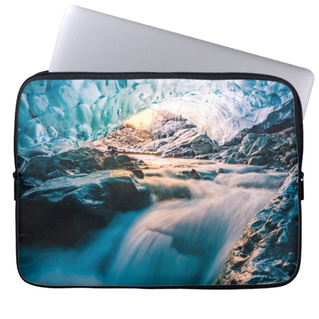 Housse Pour Ordinateur Portable Les cascades | Glacier de Vatnajokull, Islande ori (Devant)