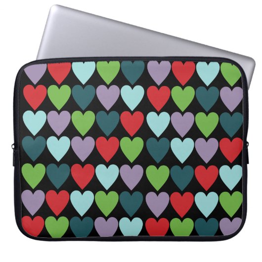 Housse Pour Ordinateur Portable Les coeurs sont pris (Devant)
