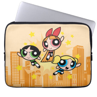 Housse Pour Ordinateur Portable Les Filles Powerpuff Sauvent La Journée