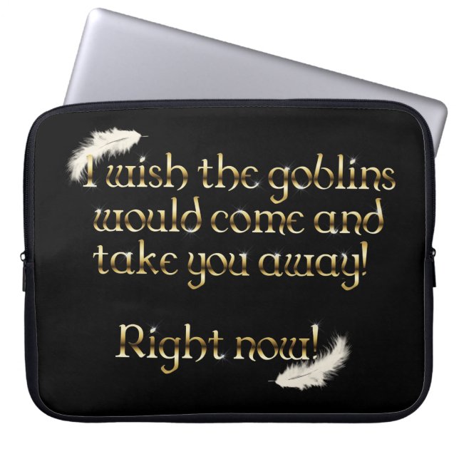 Housse Pour Ordinateur Portable Les Goblins Tombés Vous Emmènent (Devant)