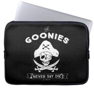 Housse Pour Ordinateur Portable Les Goonies "Ne jamais dire mourir" Pirate Badge
