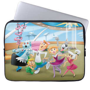 Housse Pour Ordinateur Portable Les Jetsons   Family Dance Party