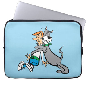 Housse Pour Ordinateur Portable Les Jetsons George & Astro Hug