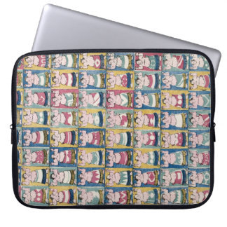 Housse Pour Ordinateur Portable Les lutteurs de sumo d'Utagawa Yoshikazu (1852)