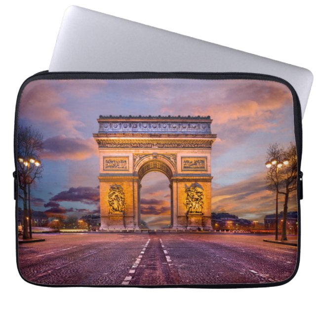 Housse Pour Ordinateur Portable Les monuments | Arc de Triomphe, Paris France (Devant)