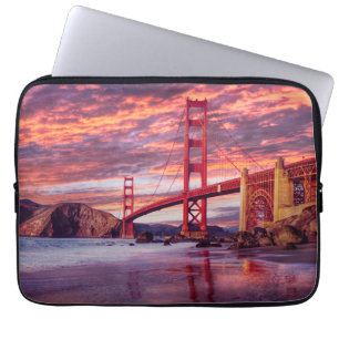 Housse Pour Ordinateur Portable Les monuments The Golden Gate San Francisco, CA