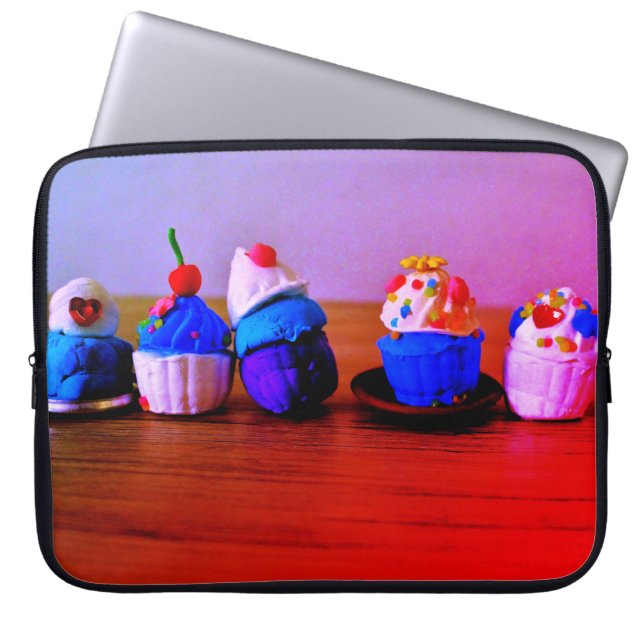 Housse Pour Ordinateur Portable Les petits gâteaux (Devant)
