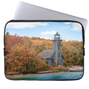 Housse Pour Ordinateur Portable Les phares   Grand Island East Channel Light