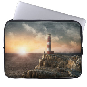 Housse Pour Ordinateur Portable Les phares Phare rouge et blanc