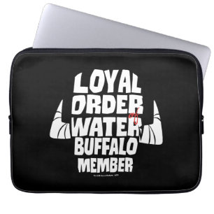 Housse Pour Ordinateur Portable Les Pierrafeu   Loyal Order Water Buffalo Membre