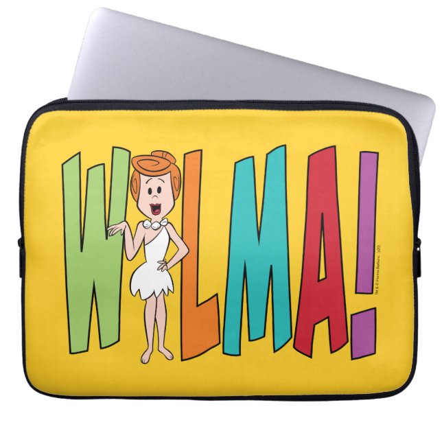 Housse Pour Ordinateur Portable Les Pierrafeu | WILMA ! (Devant)