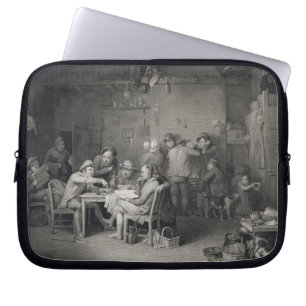 Housse Pour Ordinateur Portable Les politiciens de village, gravés par Abraham