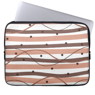 Housse Pour Ordinateur Portable Les rayures de chocolat