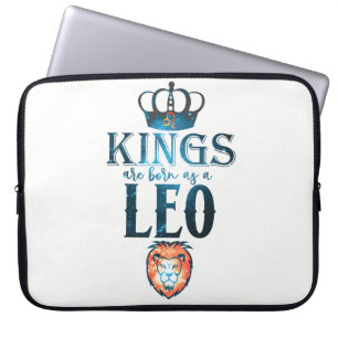 Housse Pour Ordinateur Portable LES ROIS naissent sous le signe du Zodiaque LEO Ju