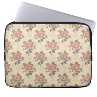 Housse Pour Ordinateur Portable L'essence du motif de grâce en fleurs