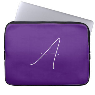 Housse Pour Ordinateur Portable LETTRE INITIALE ROUple ROYAUME Calligraphie