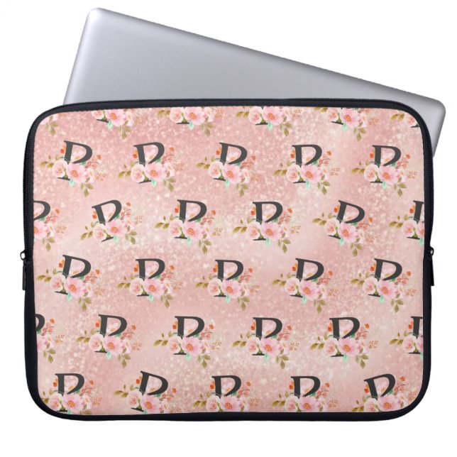 Housse Pour Ordinateur Portable Lettre P (Devant)