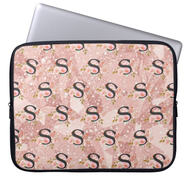 Housse Pour Ordinateur Portable Lettre S (Devant)