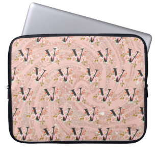 Housse Pour Ordinateur Portable Lettre V