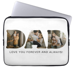 Housse Pour Ordinateur Portable Lettres de photo de papa