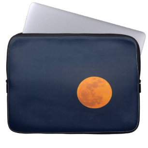 Housse Pour Ordinateur Portable Lever de lune de la Super Lune   Savannah, Géorgie